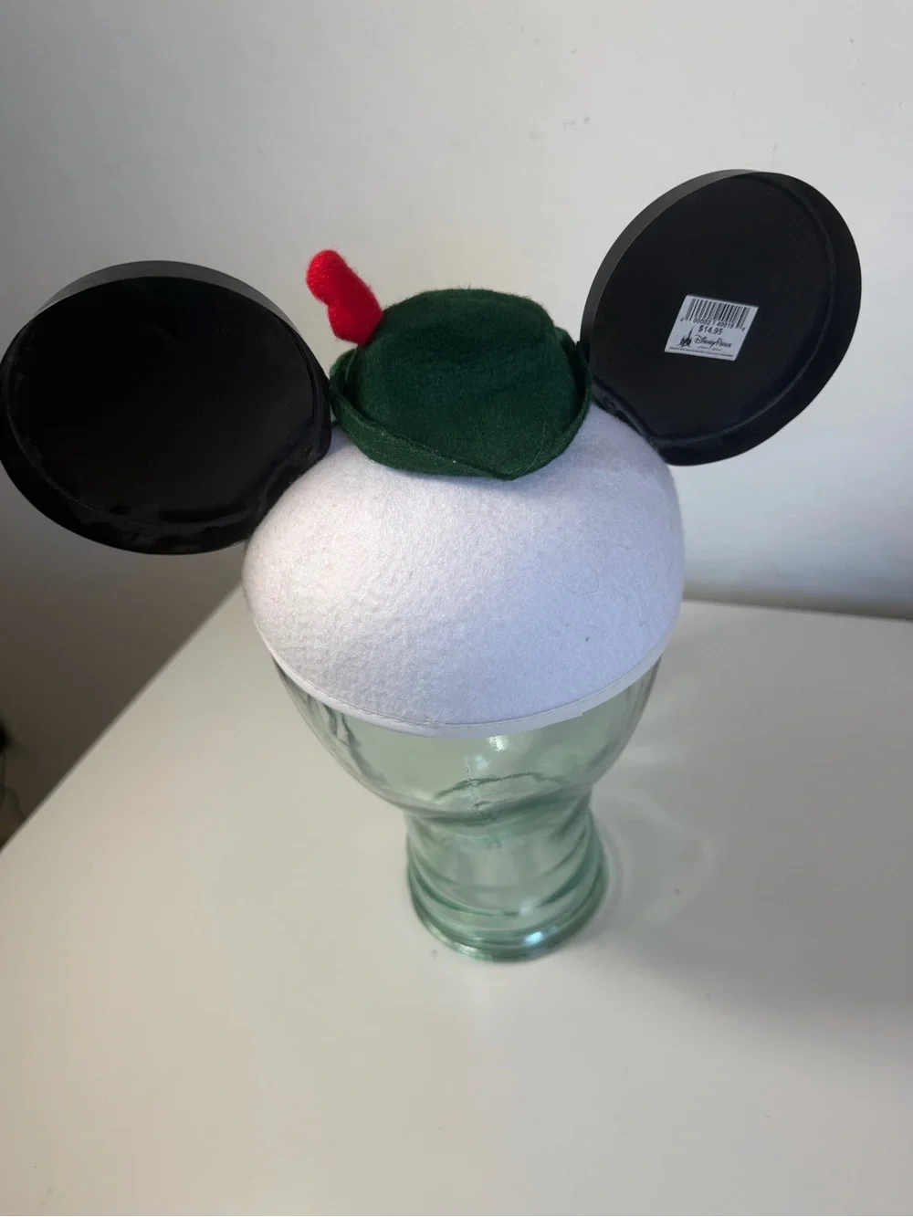 Vintage Oktoberfest Green Lederhosen Mickey Ear Headband